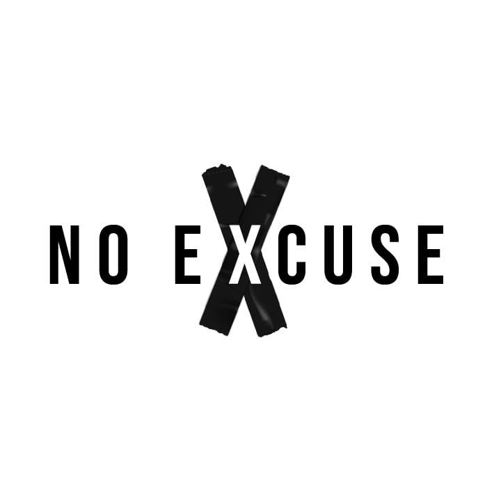 KRB Graphics brand identity design – No Excuse Wordmark
